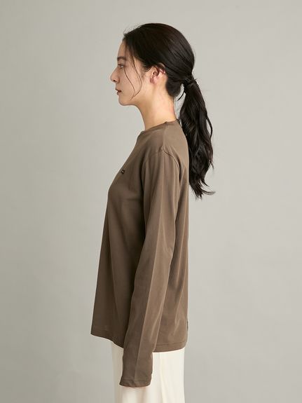 強撚天竺シアー長袖カットソー(Tシャツ)｜トップス｜Mila Owen（ミラ