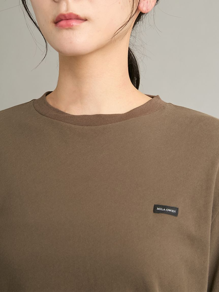 強撚天竺シアー長袖カットソー(Tシャツ)｜トップス｜Mila Owen（ミラ