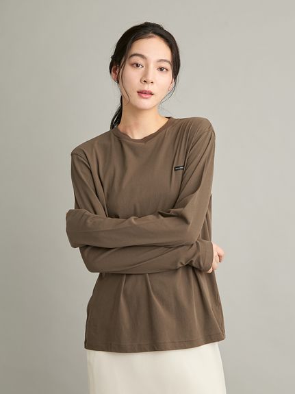 カットソー(長袖/七分) mila owen tops 強撚天竺シアー長袖カットソー(Tシャツ)｜トップス｜Mila Owen（ミラ