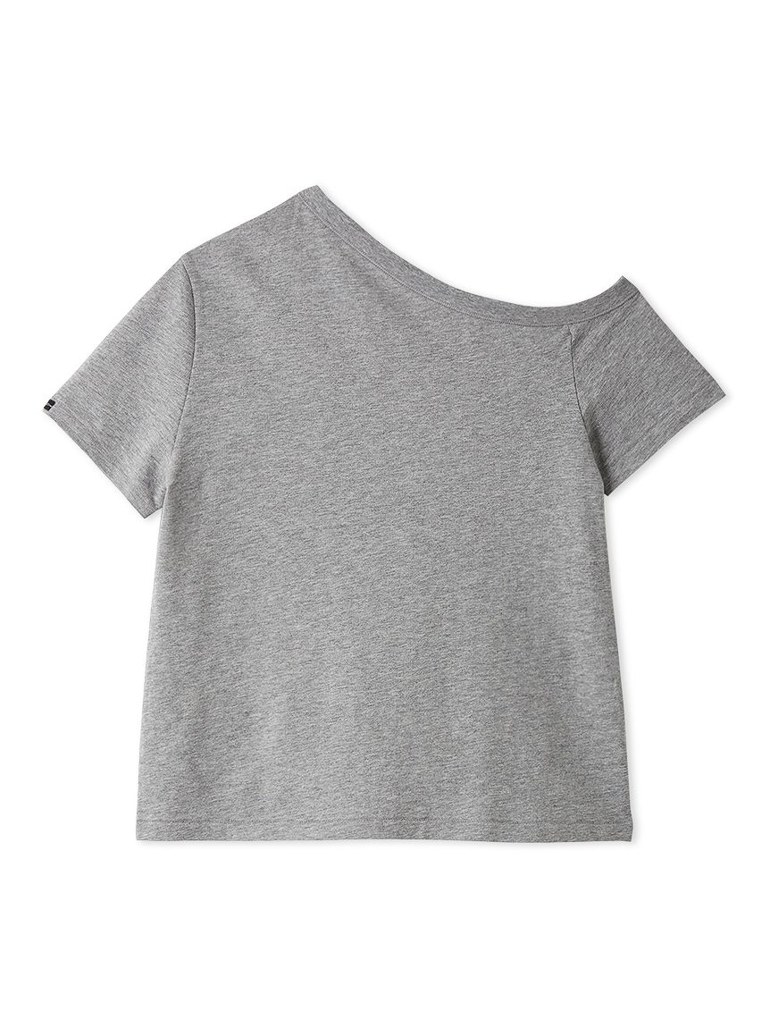 アシンメトリーネックTシャツ(Tシャツ)｜トップス｜Mila Owen（ミラ
