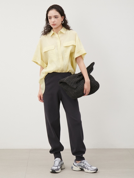 綿麻BIGポケット半袖シャツ(シャツ)｜トップス｜Mila Owen（ミラ  