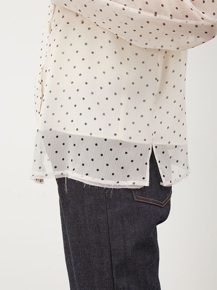 シアードットシャツ(シャツ)｜トップス｜Mila Owen（ミラオーウェン  