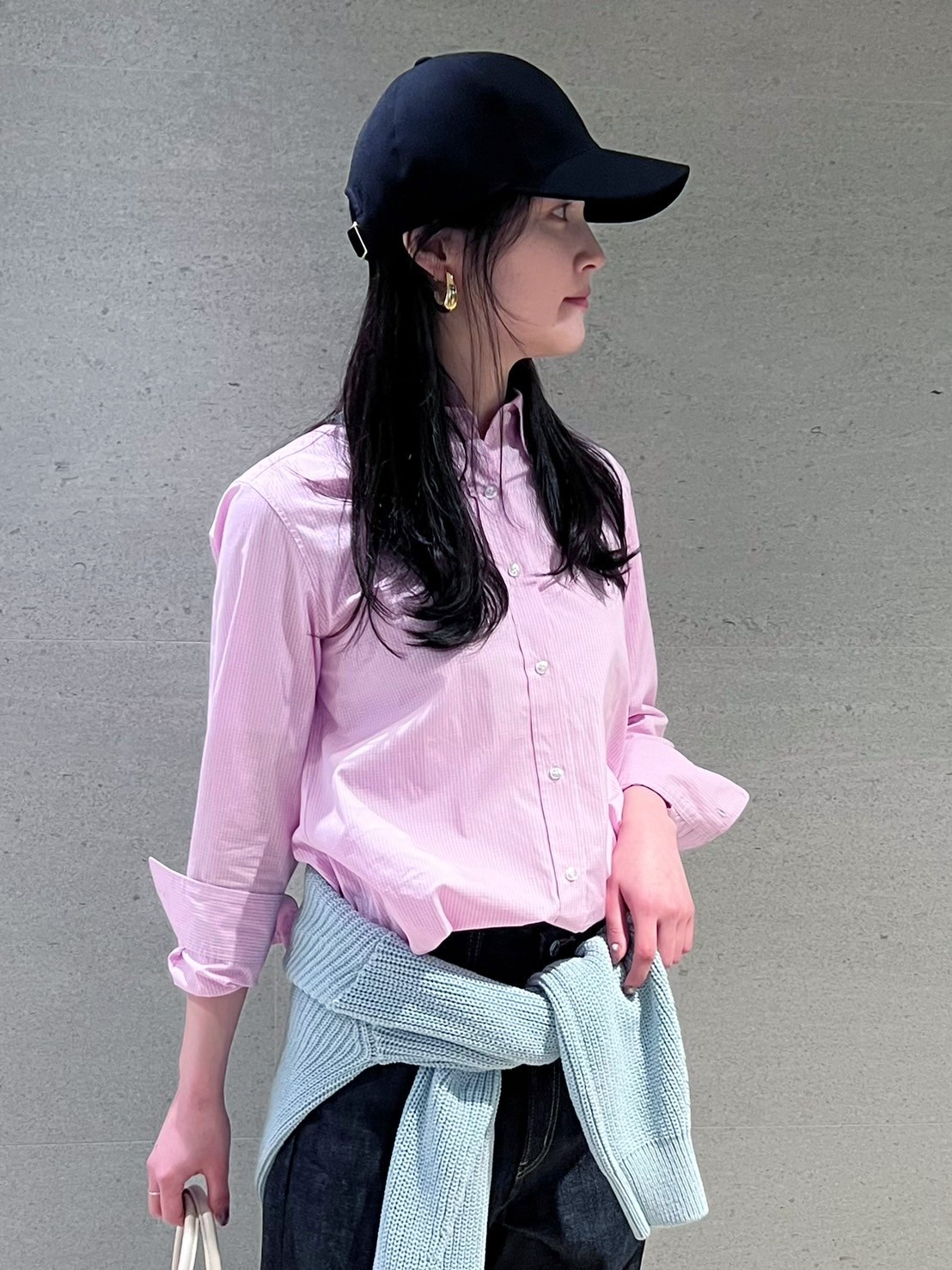 釦ダウンクロップド丈コンパクトシャツ(シャツ)｜トップス｜Mila