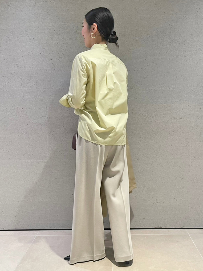 釦ダウンクロップド丈コンパクトシャツ(シャツ)｜トップス｜Mila