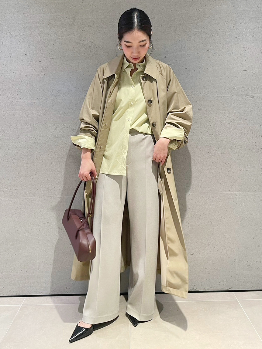 釦ダウンクロップド丈コンパクトシャツ(シャツ)｜トップス｜Mila
