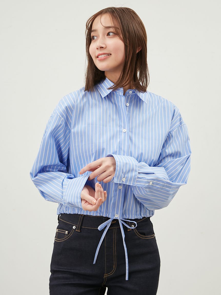 ドロストショートシャツ(シャツ)｜トップス｜Mila Owen（ミラ