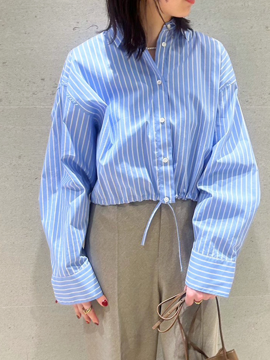 ドロストショートシャツ(シャツ)｜トップス｜Mila Owen（ミラ