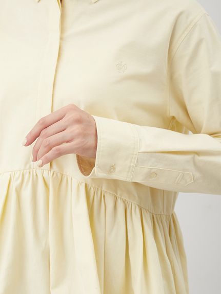 釦ダウン裾バルーンペプラムシャツ(シャツ)｜トップス｜Mila Owen  