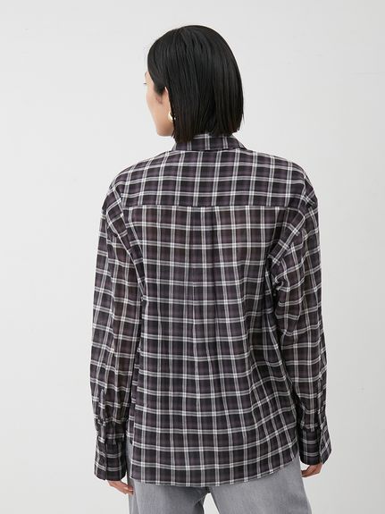 2wayシャツ衿シアーボウタイブラウス(ブラウス)｜トップス｜Mila Owen