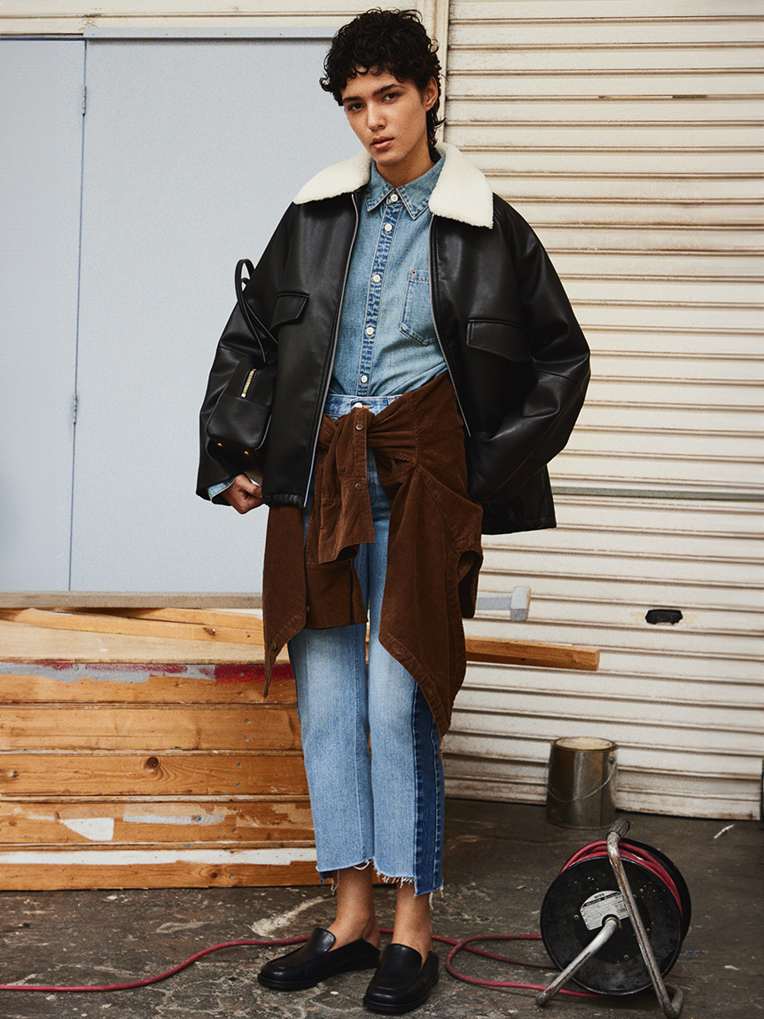 Mila Owen カーブヘムオーバーシャツ カーブヘムオーバーシャツ(シャツ)｜トップス｜Mila Owen（ミラ