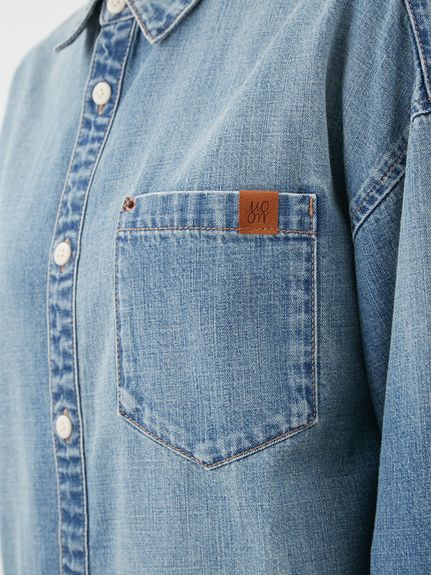 カーブヘムオーバーシャツ(シャツ)｜トップス｜Mila Owen（ミラ