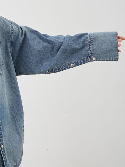 カーブヘムオーバーシャツ(シャツ)｜トップス｜Mila Owen（ミラ