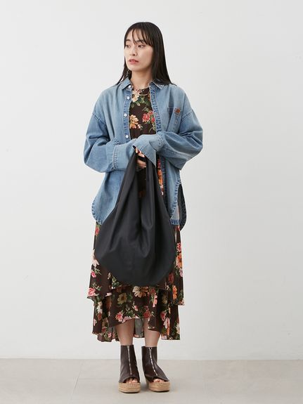 Mila Owen カーブヘムオーバーシャツ カーブヘムオーバーシャツ(シャツ)｜トップス｜Mila Owen（ミラ