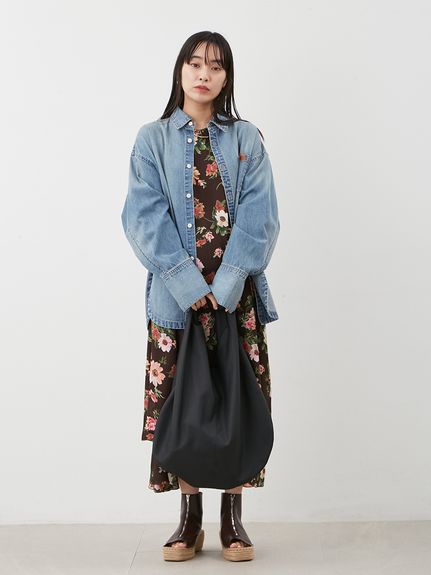 Mila Owen カーブヘムオーバーシャツ カーブヘムオーバーシャツ(シャツ)｜トップス｜Mila Owen（ミラ