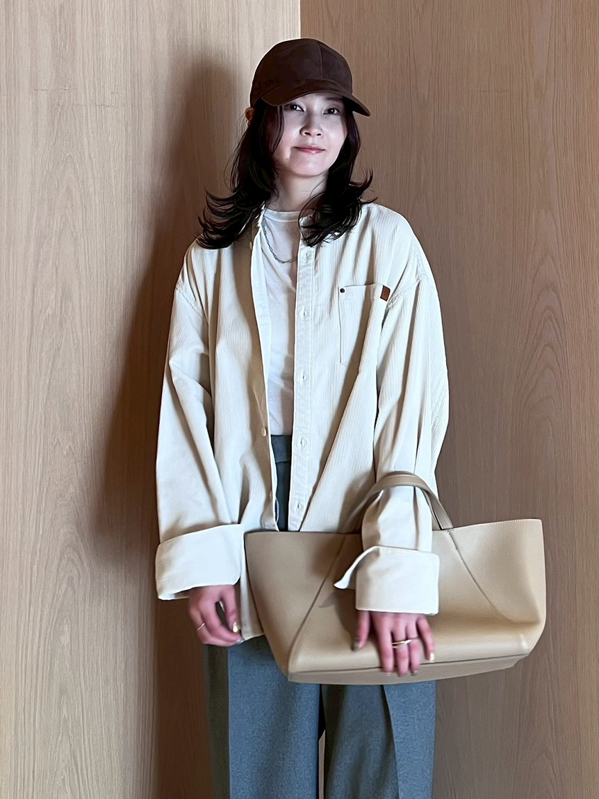 カーブヘムオーバーシャツ(シャツ)｜トップス｜Mila Owen（ミラ