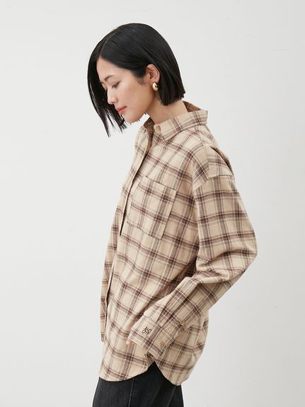 チェックネルシャツ(シャツ)｜トップス｜Mila Owen（ミラオーウェン