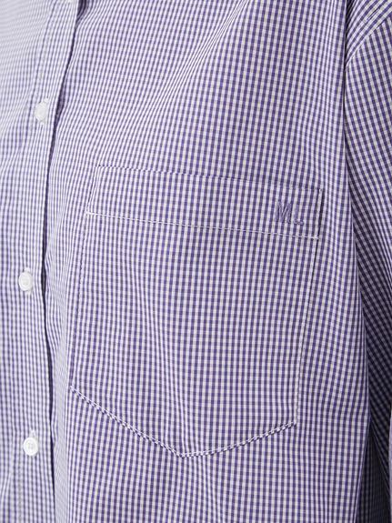 タブスリーブ釦ダウン柄シャツ(シャツ)｜トップス｜Mila Owen（ミラ  