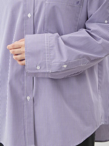 タブスリーブ釦ダウン柄シャツ(シャツ)｜トップス｜Mila Owen（ミラ  