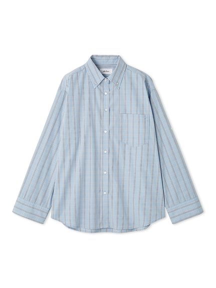 タブスリーブ釦ダウン柄シャツ(シャツ)｜トップス｜Mila Owen（ミラ