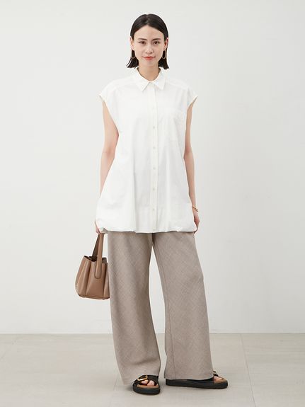 バルーンチュニック ノースリーブ 新品未使用 Mila owen バルーンヘムノースリシャツ(シャツ)｜トップス｜Mila Owen