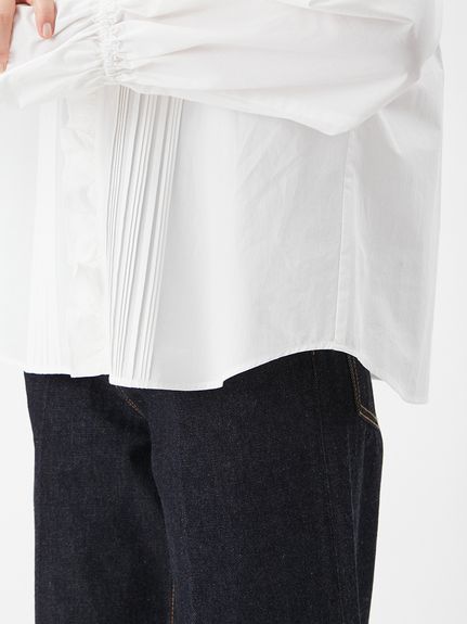 フリルカラーパフスリーブブラウス(ブラウス)｜トップス｜Mila Owen