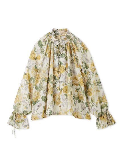 フラワープリントブラウス(ブラウス)｜トップス｜Mila Owen（ミラ