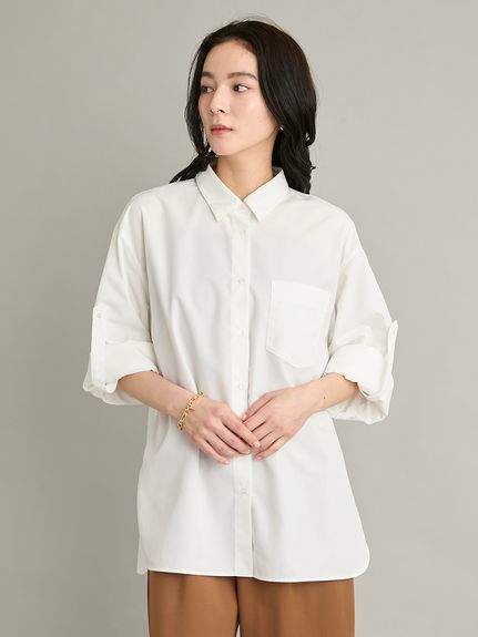 LUMISHADE】ロールアップオーバーシャツ(シャツ)｜トップス｜Mila Owen