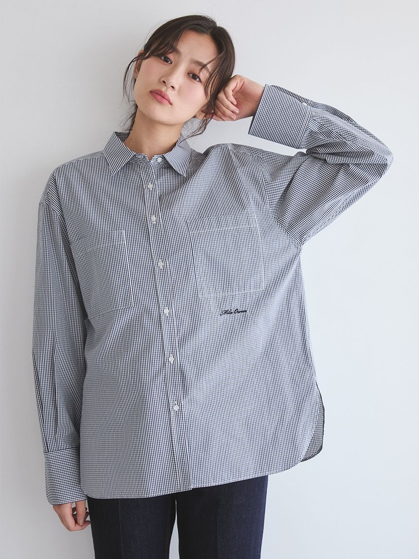チェックデザインベーシックシャツ(シャツ・ブラウス)｜トップス｜Mila