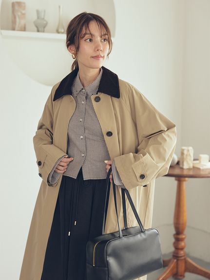 ミラオーウェン　ロングコート　サイズ0 新品　汚れあり Mila Owen（ミラオーウェン）の「接結ロングトレンチコート