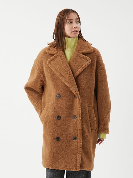 オーバーサイズボアコート(ロングコート)｜アウター｜Mila Owen（ミラ