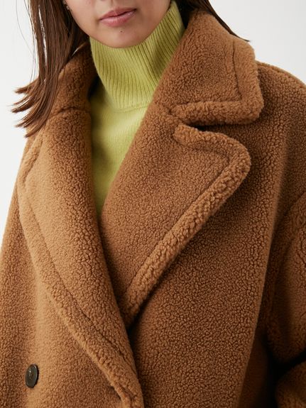 オーバーサイズボアコート(ロングコート)｜アウター｜Mila Owen（ミラ