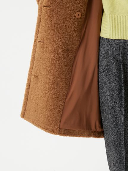 オーバーサイズボアコート(ロングコート)｜アウター｜Mila Owen（ミラ