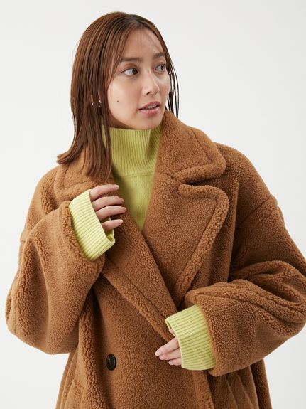 【新品】Mila Owen オーバーサイズボアコート ミラ オーウェン Mila Owen オーバーサイズボアコート （MOC