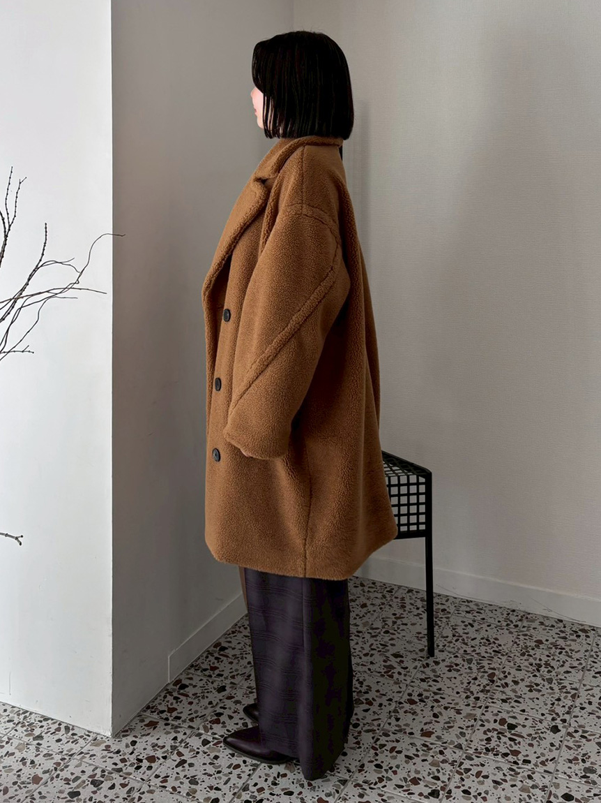 オーバーサイズボアコート(ロングコート)｜アウター｜Mila Owen（ミラ