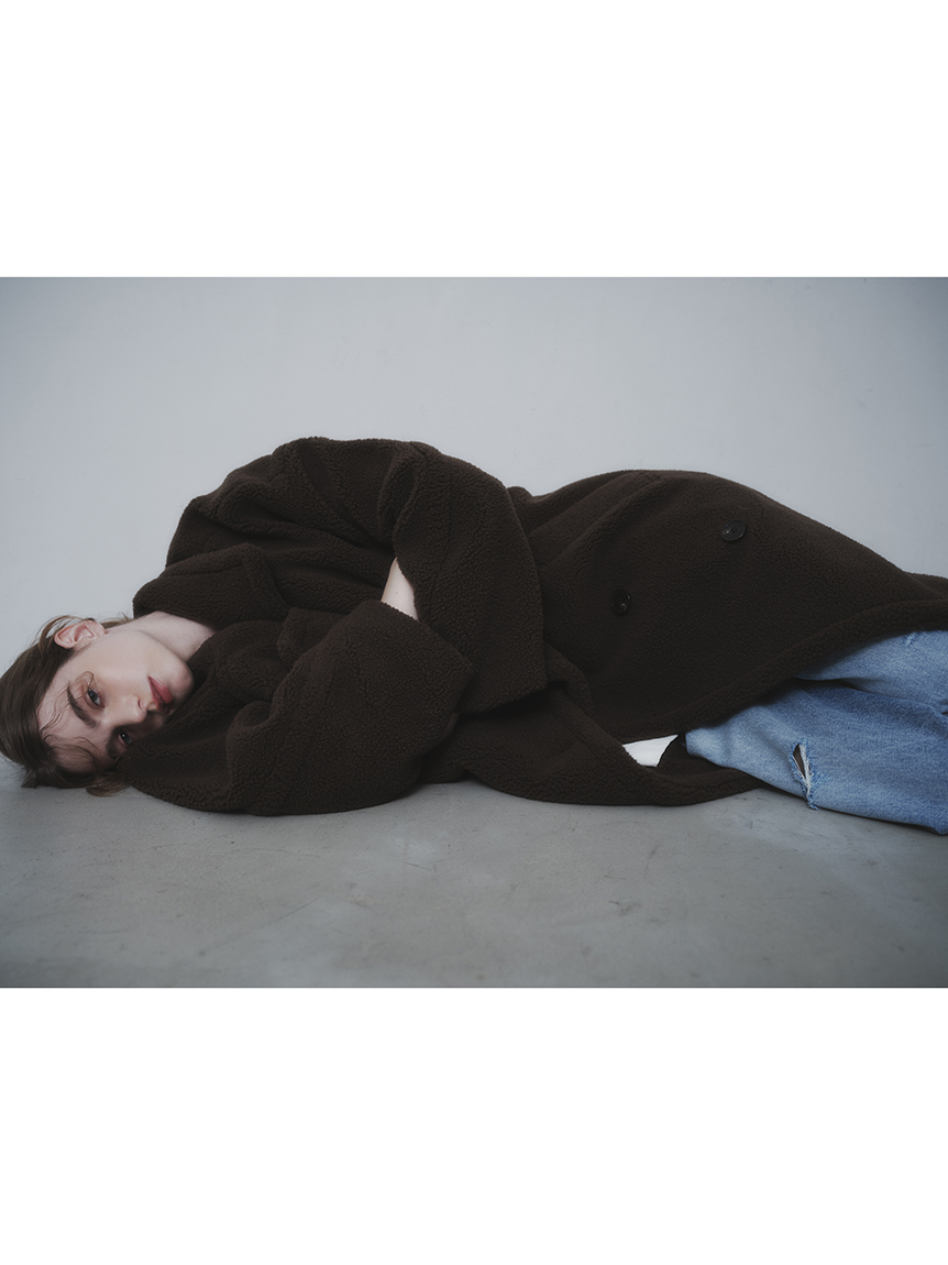 オーバーサイズボアコート(ロングコート)｜アウター｜Mila Owen（ミラ