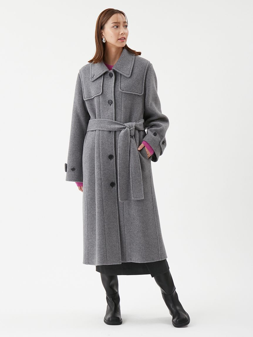 ロングリバーコート(ロングコート)｜アウター｜Mila Owen（ミラ