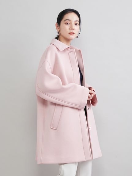 ステンカラーAラインポンチコート(ハーフコート)｜アウター｜Mila