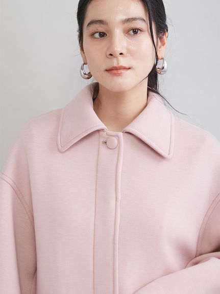 ステンカラーAラインポンチコート(ハーフコート)｜アウター｜Mila