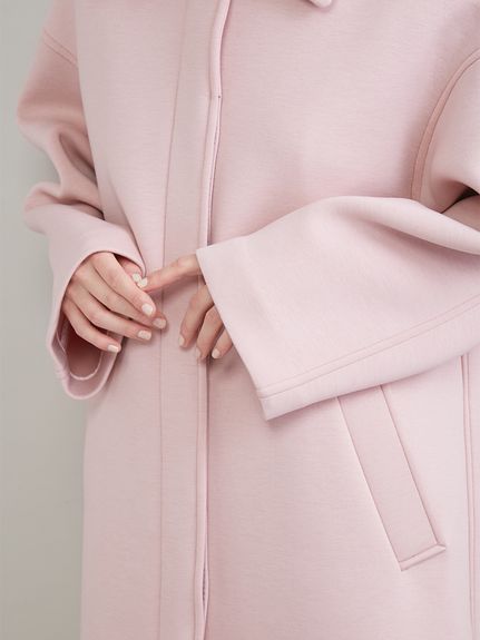 ステンカラーAラインポンチコート(ハーフコート)｜アウター｜Mila