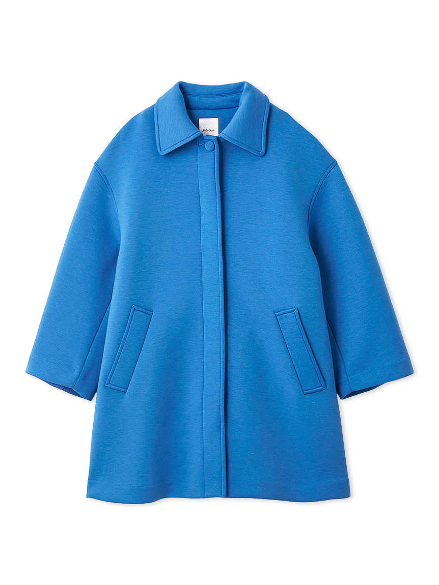 ステンカラーAラインポンチコート(ハーフコート)｜アウター｜Mila