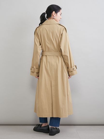 撥水オーバーサイズトレンチコート(トレンチコート)｜アウター｜Mila