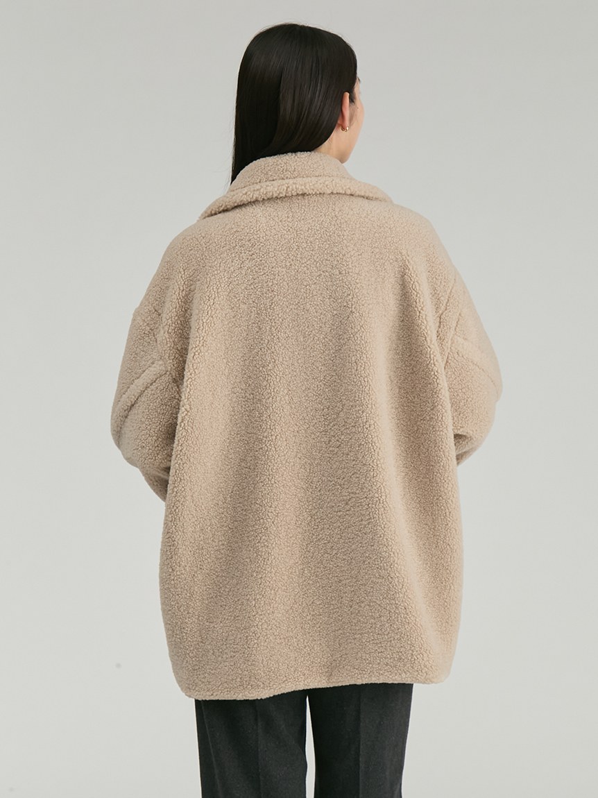 ECOPEL】ミディボアコート(ピーコート)｜アウター｜Mila Owen（ミラ