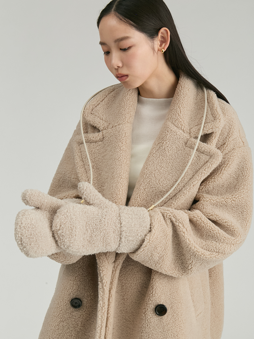 ECOPEL】ミディボアコート(ピーコート)｜アウター｜Mila Owen（ミラ