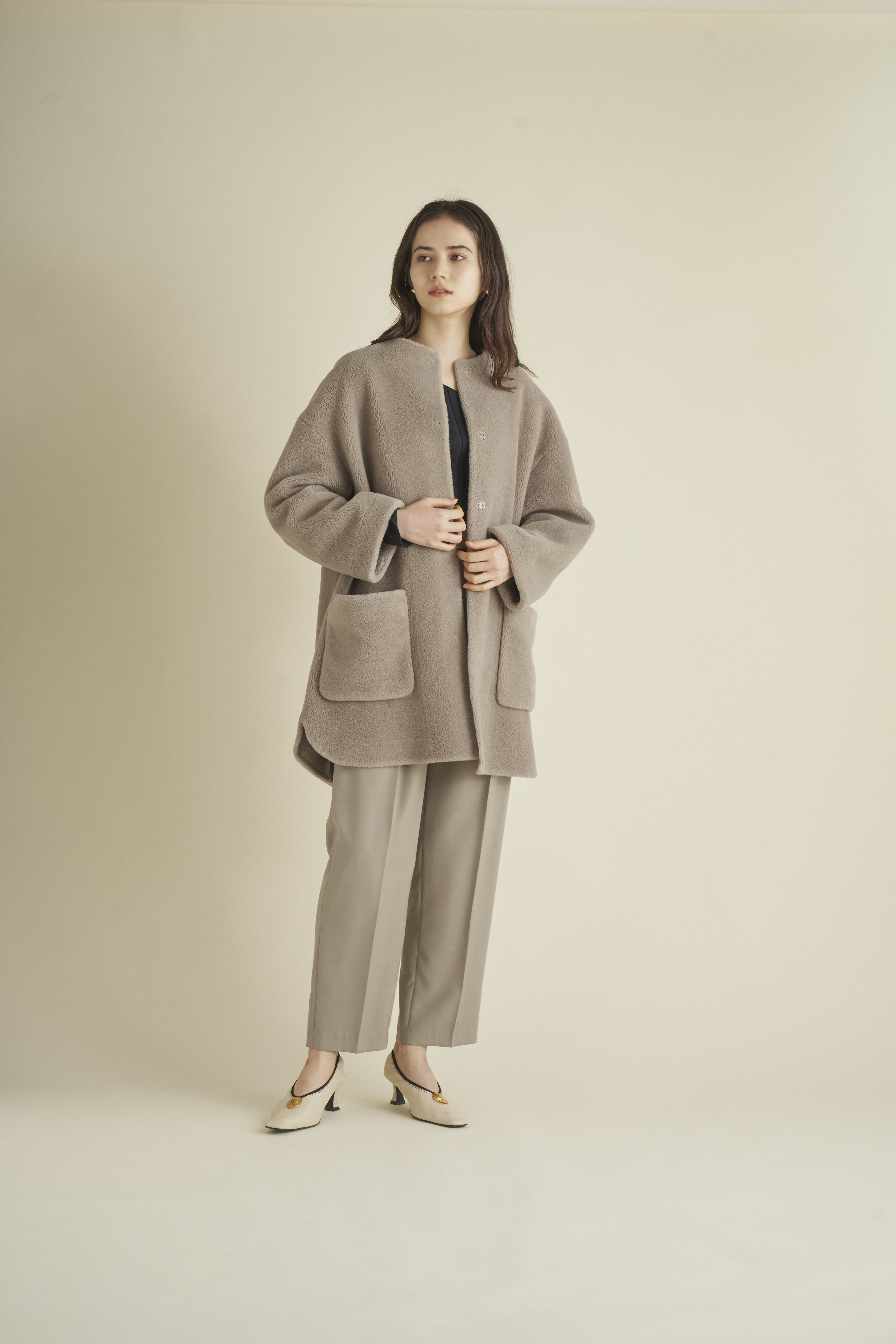 Mila Owen 》 ボアコート 16aw-