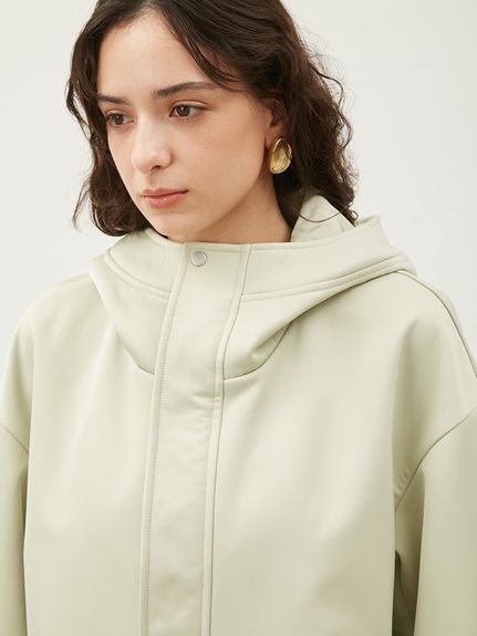 ロゴアップリケダンボールフーディー(スウェット・トレーナー