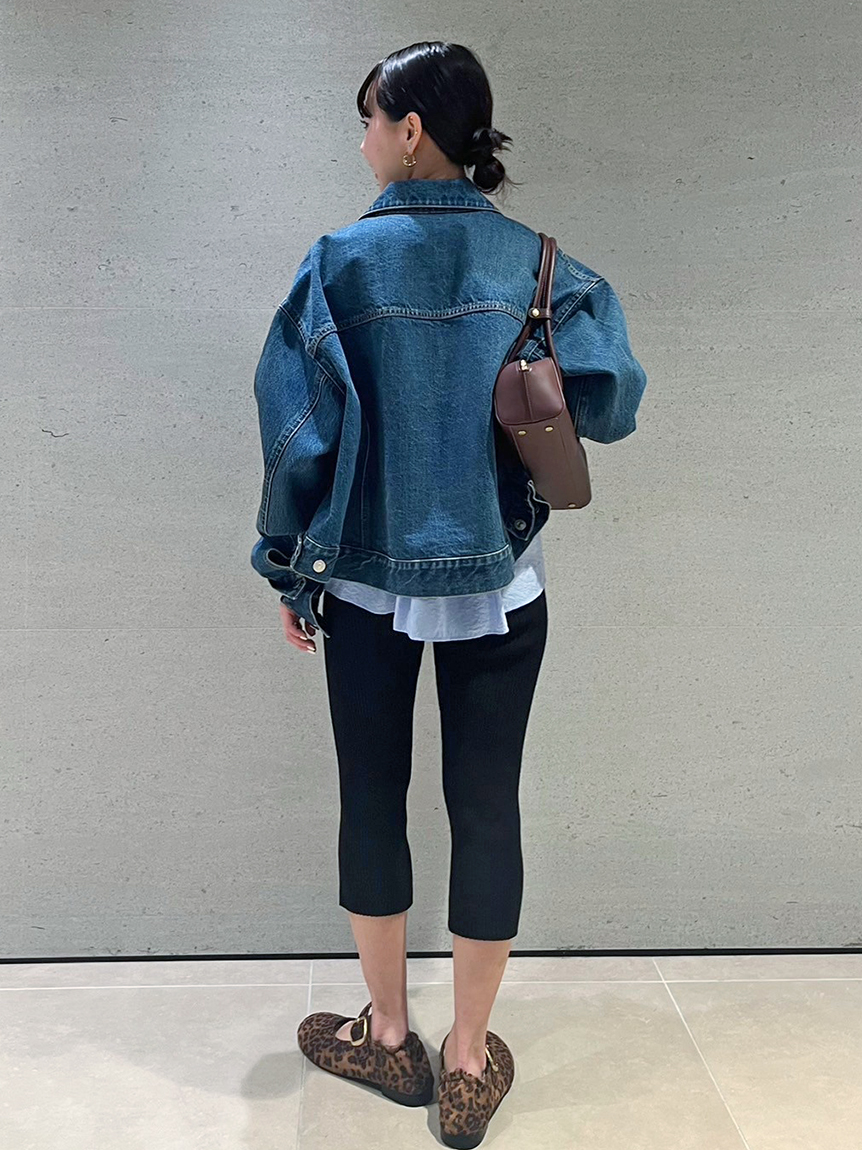 セール 50%OFF】ヒップハングストレートワイドデニムパンツ