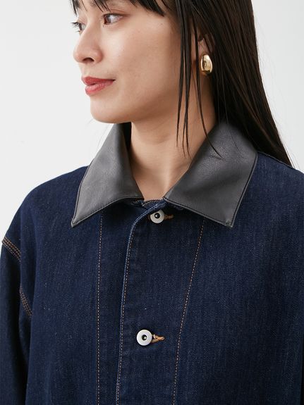 ショート丈デニムカバオール(デニムジャケット)｜アウター｜Mila Owen