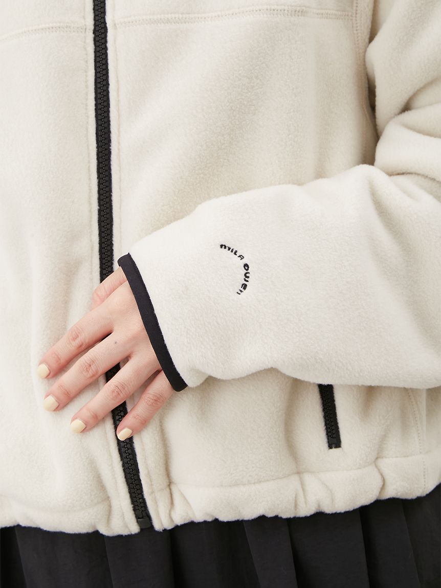 コンパクトサイズフリースブルゾン(ブルゾン)｜アウター｜Mila Owen