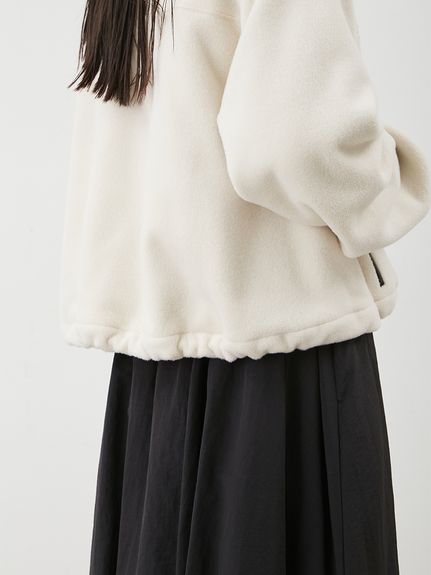 コンパクトサイズフリースブルゾン(ブルゾン)｜アウター｜Mila Owen