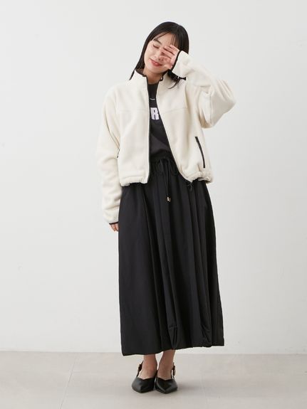 コンパクトサイズフリースブルゾン(ブルゾン)｜アウター｜Mila